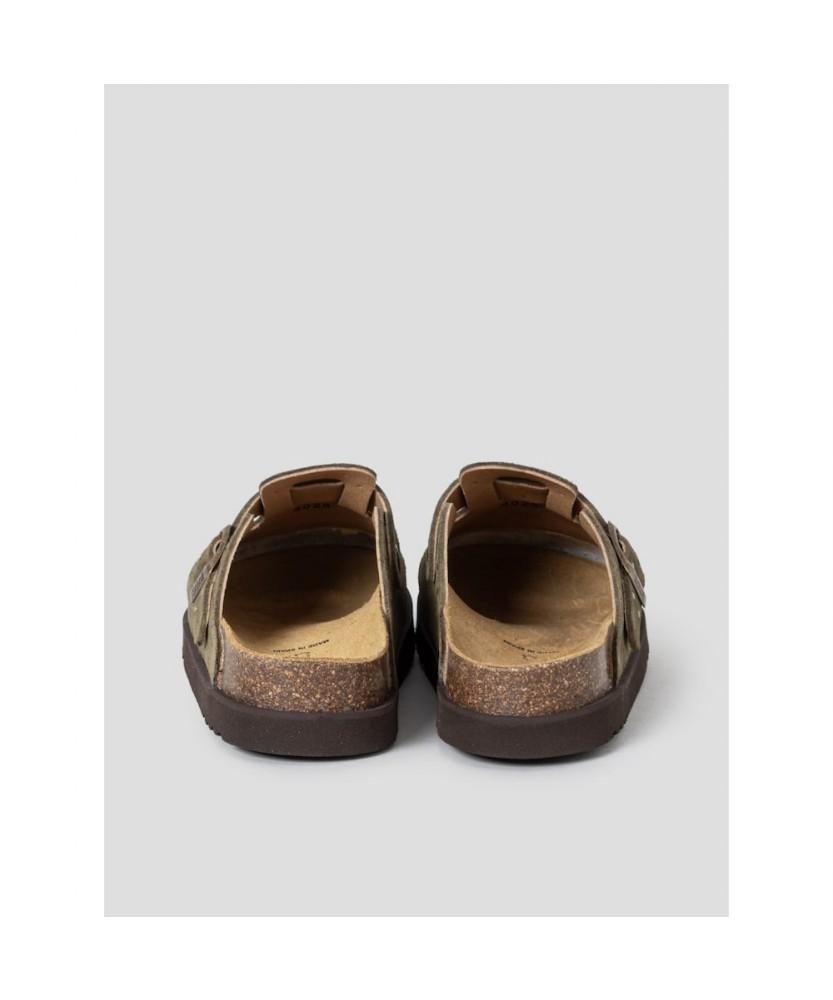 Scholl (Women) Studded Suede Cork Clog Khaki (Hh64K2C70H)