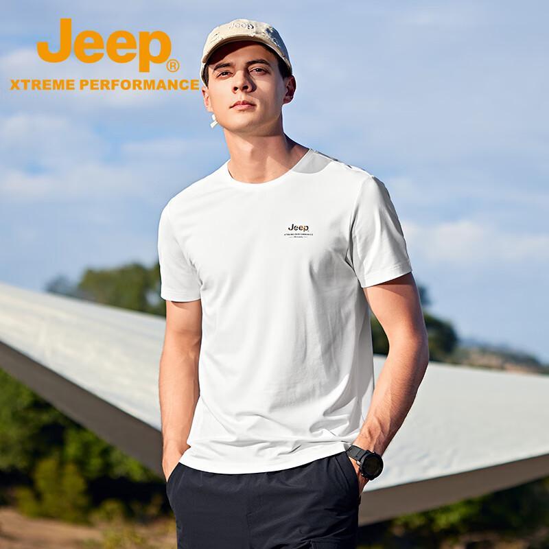 Jeep Men's Outdoor Quick-Dry Ice Silk T-Shirt