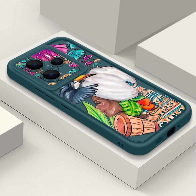 Tropical-style Toucan Pattern Case For Xiaomi Redmi Note 14 13 Pro 5G 4G 12 11 Funda Xiaomi 14T 13T 11T Pro Shockproof Bumper Silicone Cover
