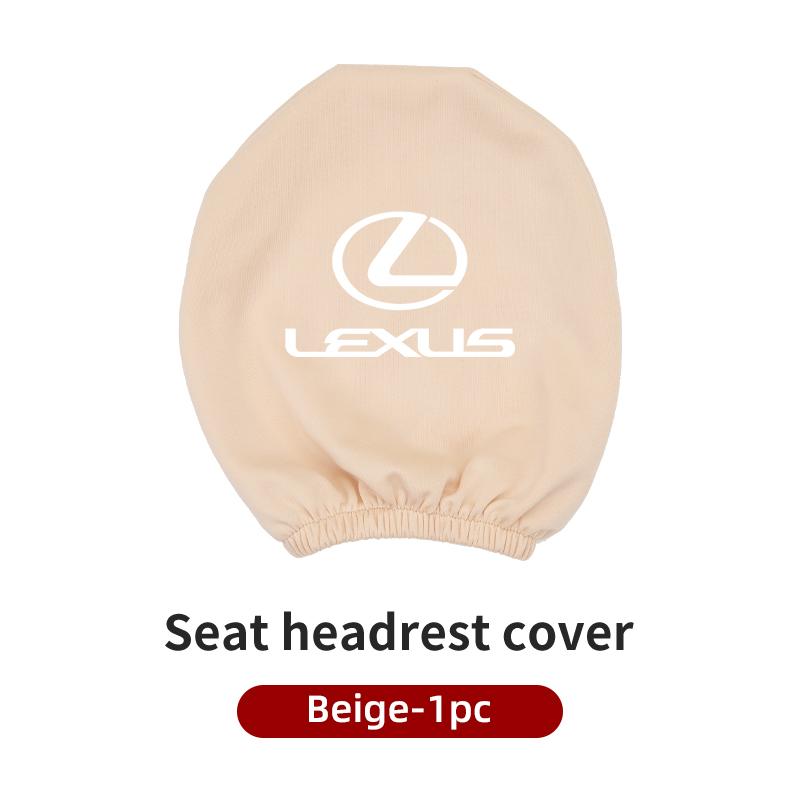 

1pc Premium Cloth Headrest Cover Car Seat Case For Lexus CT ES GS NX IS250 CT200h IS300h ES300h RX400h NX300h IS200
