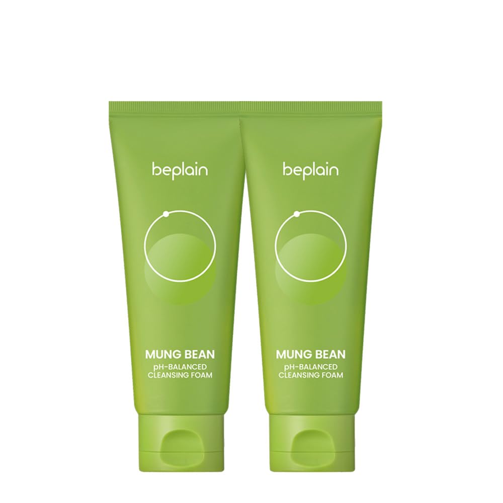 of Beplain Mung Bean Weak Acid Facial Cleanser 160ml [Set 2]