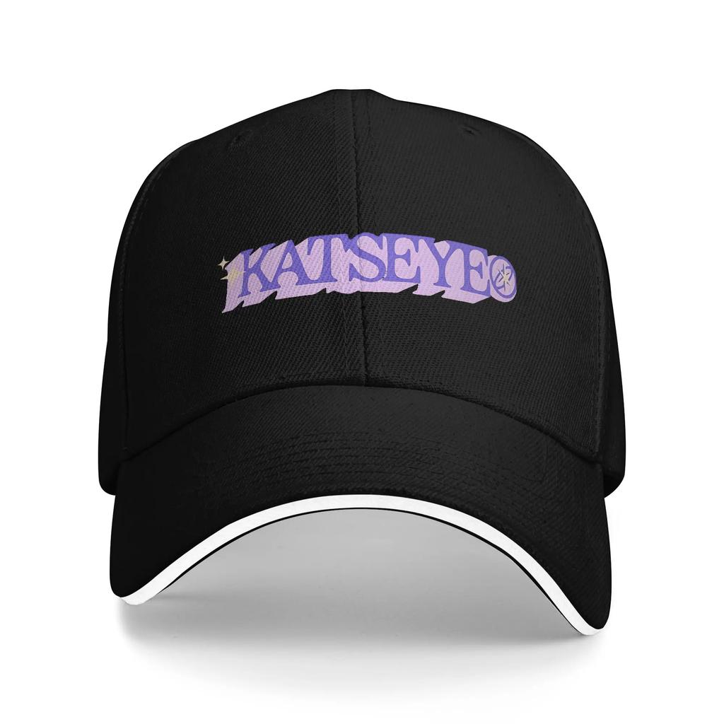 Lipgloss Katseye Kpop Idol Baseballkappen Mode Sandwich-Kappe Unisex Polyesterkappen Hut Sport