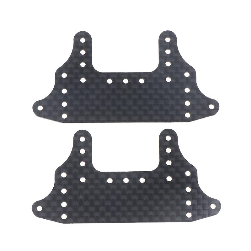 2/4Pcs Not Typing 1.5Mm 95125 Hg Carbon Fibre Large Area Rear Brake Stay Fully Cowled For Tamiya Mini 4Wd Car