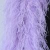2 Meters Natural Ostrich Feather Boa 6ply Ostrich Feathers Trim Shawl Dyed Various Party Clothing Decoration Plume Scarf