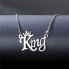 Personalized English Word Necklace Women's Initial Choker Fashion Jewelry Gift