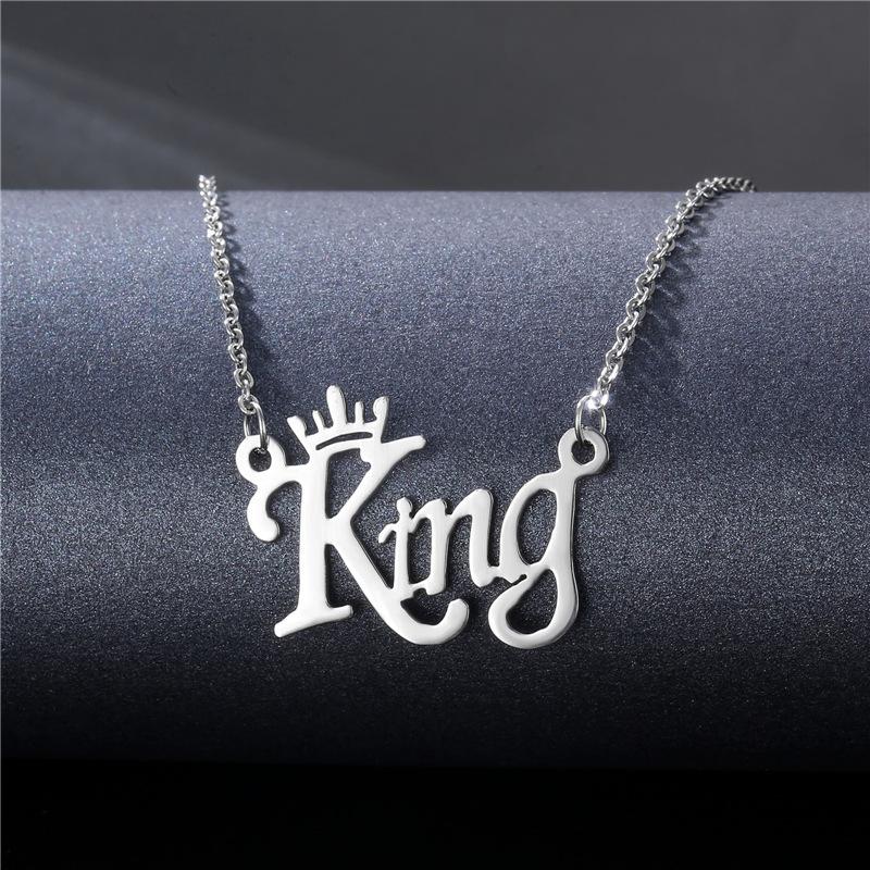 Personalized English Word Necklace Women's Initial Choker Fashion Jewelry Gift