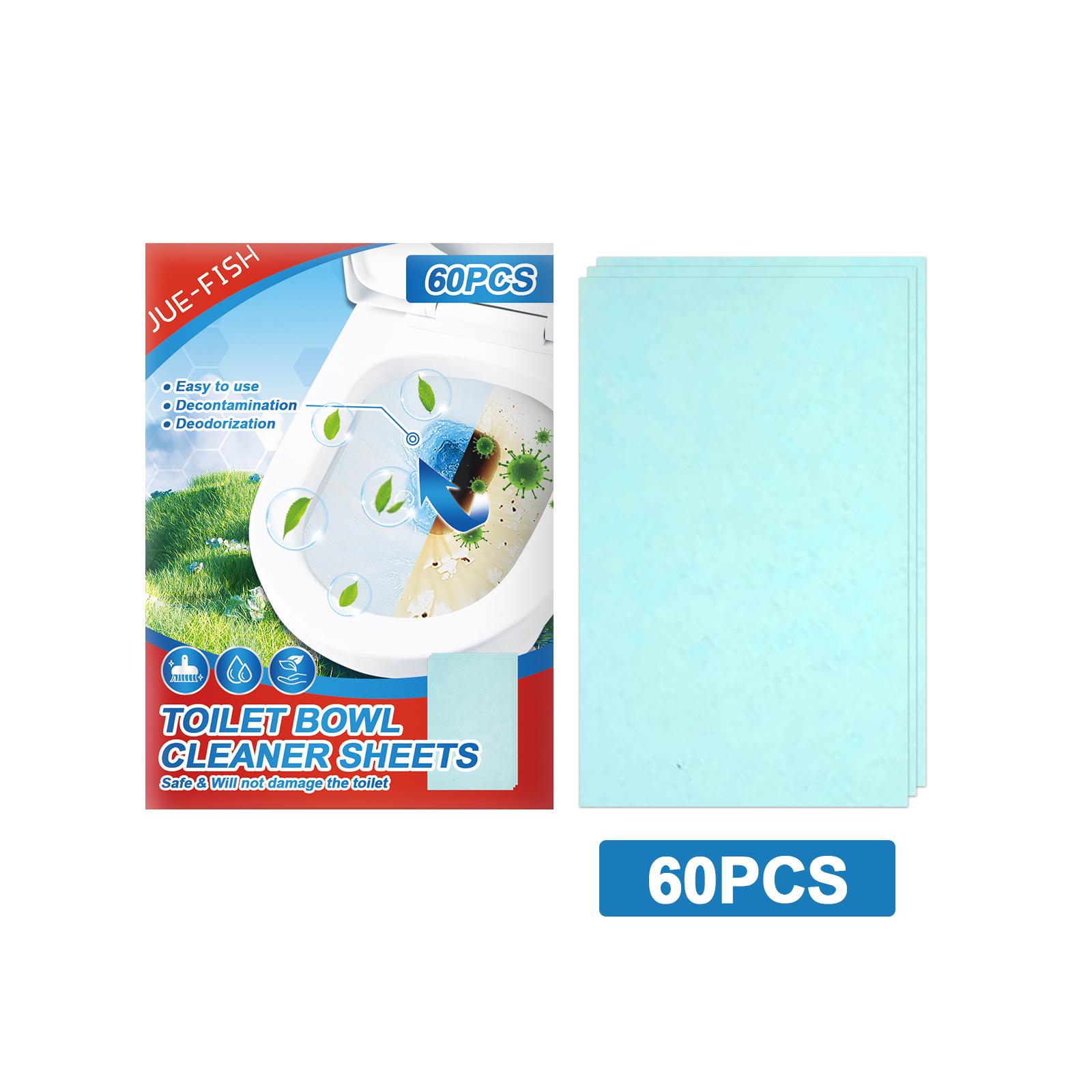 Toilet Bowl Cleaner Tablets - Deodorizing & Descaling 60pcs