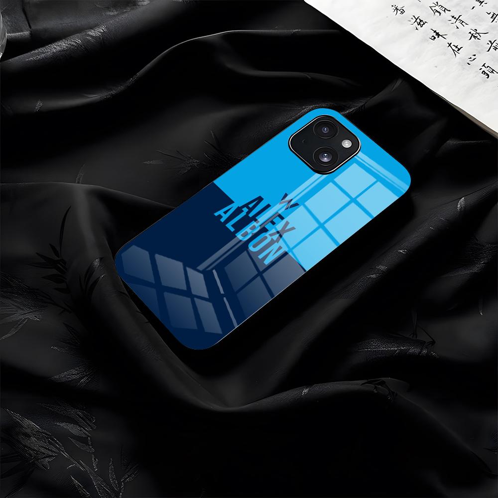 A-Alex-ES A-AlbonS 23 Phone Case For IPhone 17 Pro Max 16 15 14 Pro Max 13 11 Plus Glass Cover