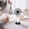 Handgehaltener kleiner Ventilator, starker Luftstrom, geringe Geräuschentwicklung, geringer Stromverbrauch, kompakte Größe, tragbarer batteriebetriebener Taschenkühlventilator