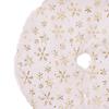 Festive Holiday Tree Skirt - Elegant Cover for Christmas Decorations
