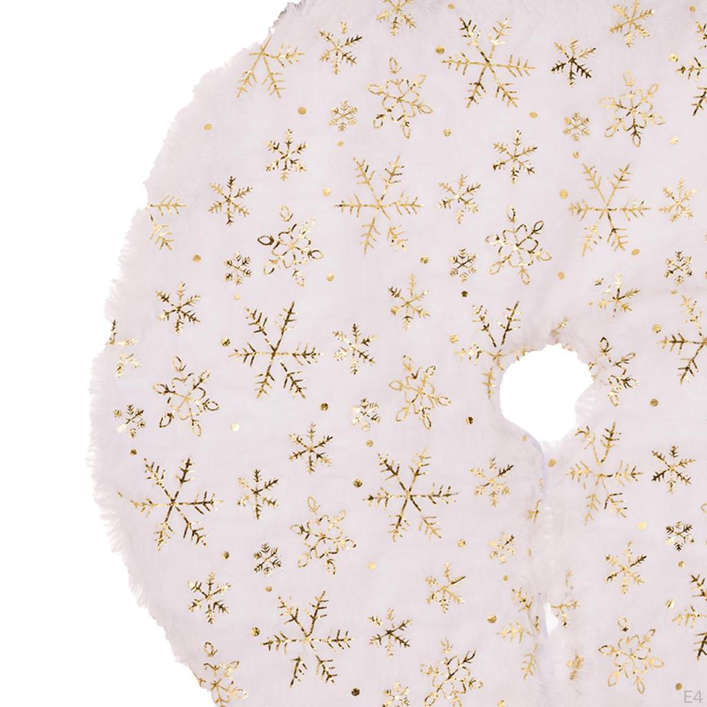 Festive Holiday Tree Skirt - Elegant Cover for Christmas Decorations