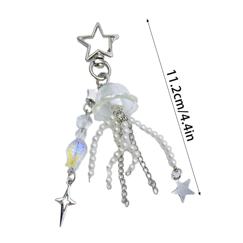 Strawberry Pendant Keychain Delicate Fruit Pendant Keyring Mobile Phone Pendant Strap Lanyard DIY Backpack