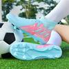 2025 European Cup summer new high-top football shoes two-color children and adolescents long nails broken nails training shoes