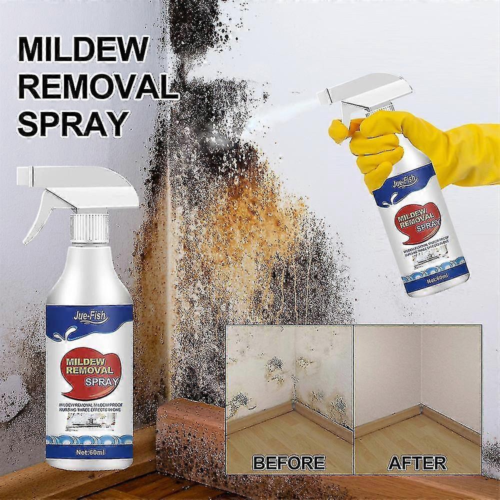 2x Mould Remover Effective Mould Spray, Fast & Mildew Cleaner