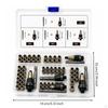 10 Pieces Rivet Nut Tool Kit Threaded Nutsert Compact for DIYers, Mechanics