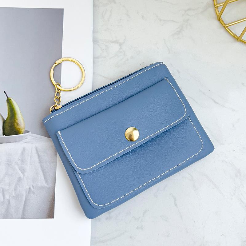Fresh and versatile key bag, summer small change bag, women's mouth red envelope.
