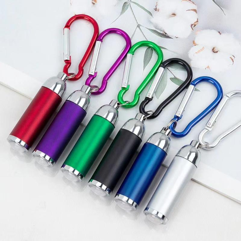 1Pcs Multi-function Keychain Lamp LED Mini Flashlight Telescopic Strong Light Waterproof Camping Torch For Outdoor Hiking