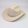 European, American British style jazz hat men's and women's high-end flash rhinestone accessory hat western cowboy hat