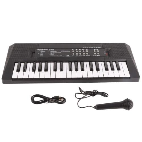 Children's Musical Instrument Toy, Battery/USB Powered, Electric Piano, Electronic Organ, Mini Keyboard, 37 Keys, Indoor Use, Beginner, Kids