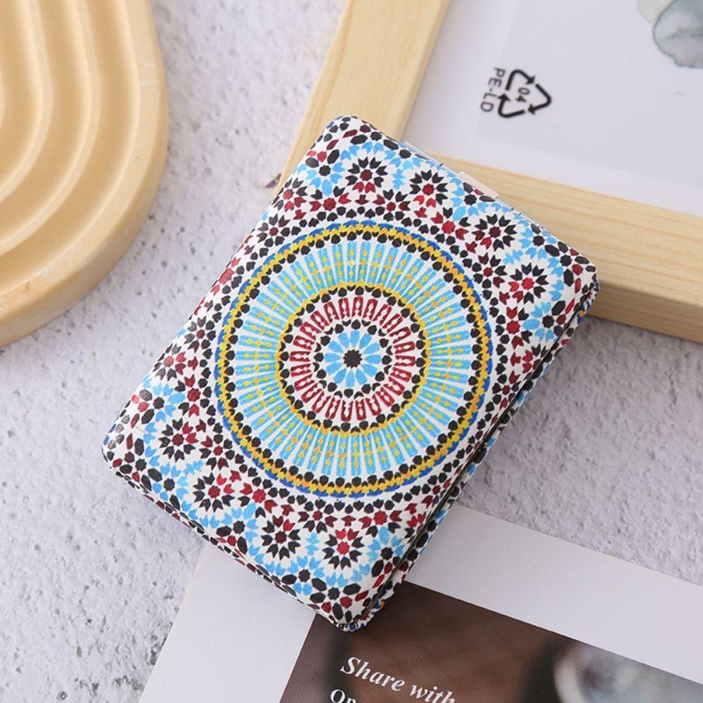 Rctangular Folding  Makeup Mirror Bohemia Style Vintage  Cosmetic Mirror Foldable Mirror  Students