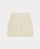 Sseomweeobeoteo Colleen Cable Knit Skirt - Ivory