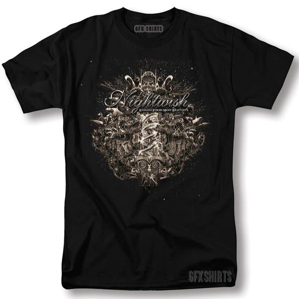 Nightwish Weak Fantasy Shirt Rockconcert Tour Vntg Grafisch T-shirt Unisex T-shirt