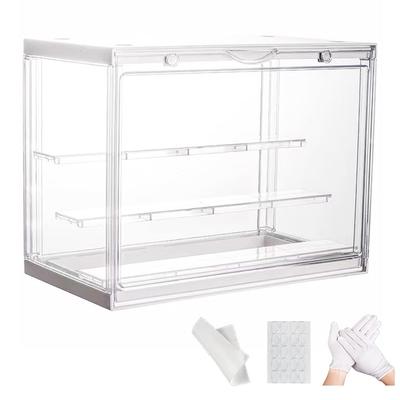 Acrylic Figure Display Case with Removable Model Showcase Dustproof Display Display Display Includes Installation Instructions Dividers, Cabinet,