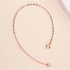 14K bracelet chain gold bracelet heart