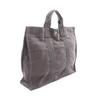 Used HERMES HerlineMM Tote Bag canvas Nylon canvas Gray Used unisex