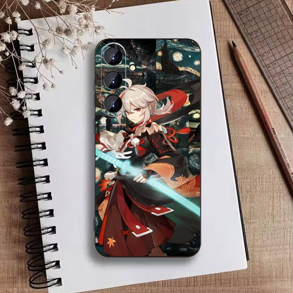 Genshin Y-Kaedehara Kazuha Phone Case For Samsung Galaxy A73,A21s,A22,A31,A52,A53,A71,A41Soft Black Shell