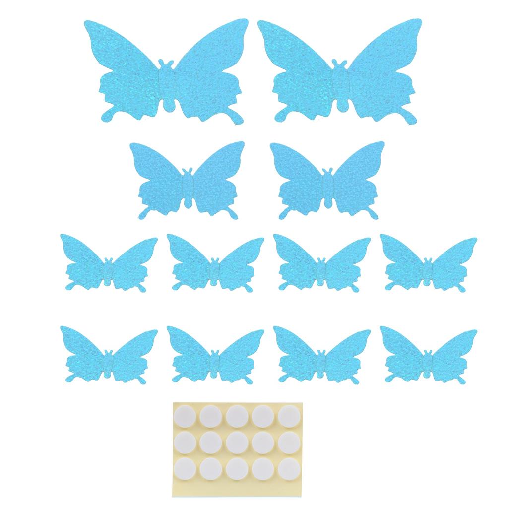 12ks/sada 3-rozměrná samolepka Simulace Flash tapety Obývací pokoj Svatební nástěnné umění pro domácnost