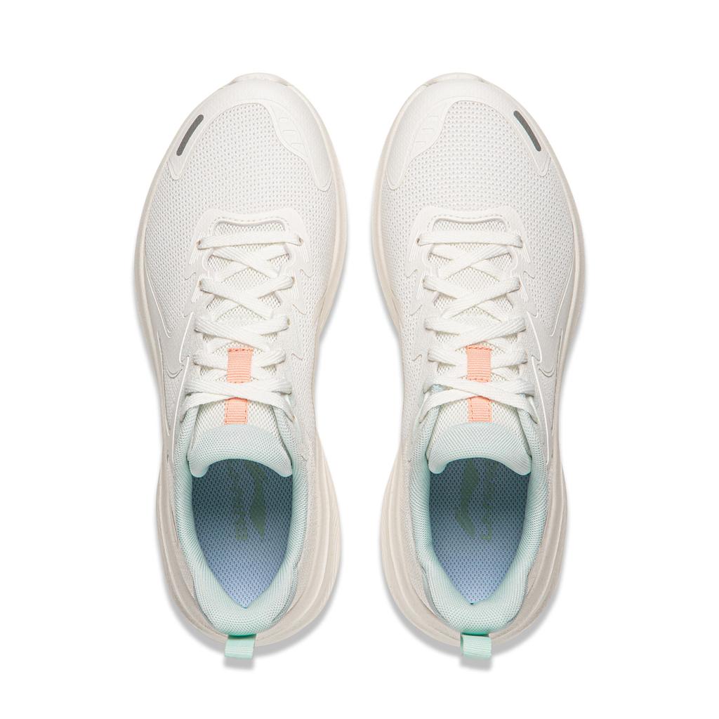 Li-Ning Lightweight Soft Rebound Casual Running Shoes Women sneakers Cloud-White ARSW046-3