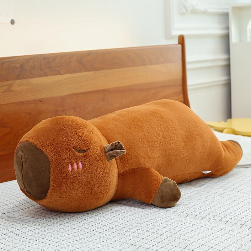 

Плюшевая подушка Капибара: Приятный на ощупь, длинный и идеально подходит для сна 40cm 0.2kg коричневый