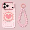 Full Screen Love Chain, Suitable for Apple 11promax Mobile Phone Case 11 Girl Heart Iphone11 Rotating Bracket 11
