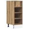 VidaXL Low Cabinet "Riga" Artisan Oak 30 X 44.5 X 81.5 Cm Engineered Wood 854201