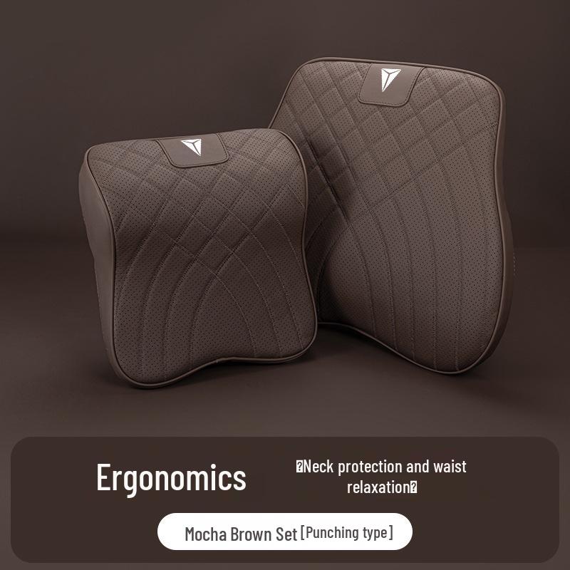 Neck and Lumbar Support Pillows for Changan Shenlan SL03 Car Headrests - Interior Accessories