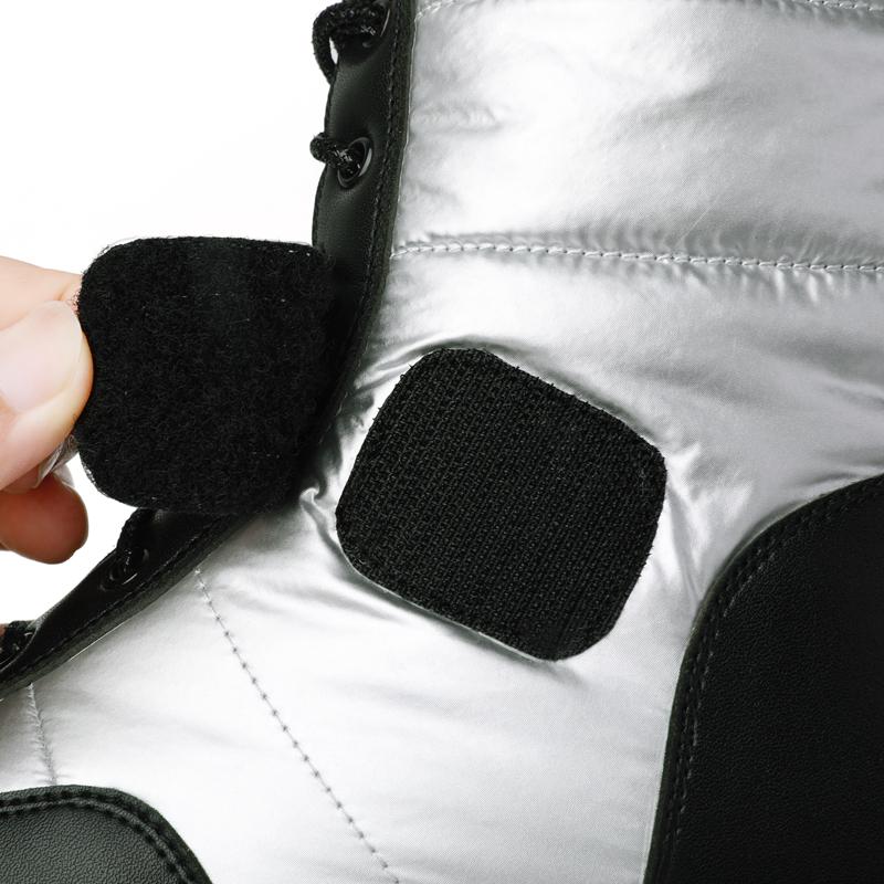 Autumn Winter New  Patchwork Women Snow Boots Causal Flat Bottom Waterproof Warm Plush Fur Sneakers Ankle Boots Sports Shoes