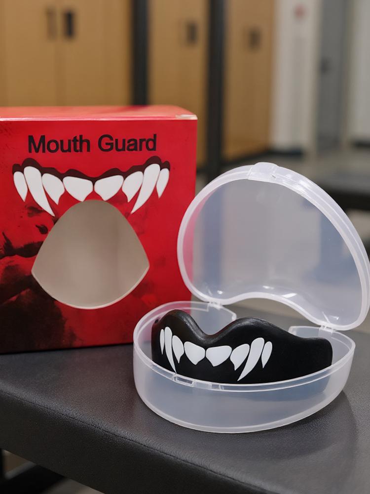 Professional EVA Boxing Mouthguard with Case Fighting Mouth Guard Gum Shield for Boxing Rugby and All Contact Sports