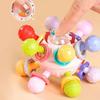 Montessori Baby Toys 0 12 Months Rotating Rattle Silicone Teething Toys Ball Grasping Activity Development Baby Sensory Toy