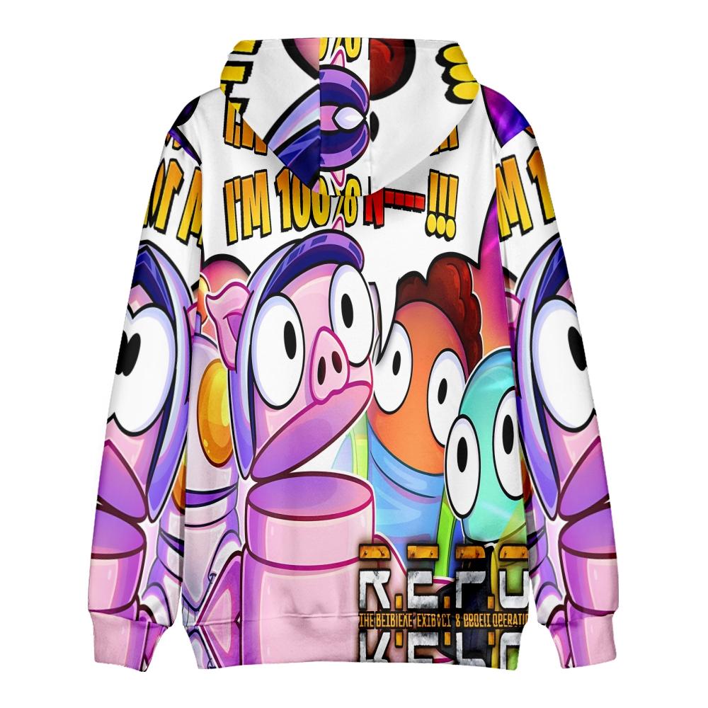 REPO Printed Men Women Hoodies Casual Pullover Hoodie Fashion Sweatshirts Clothes