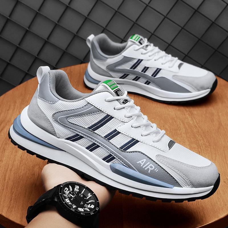 

2025 новые мужские кроссовки летние дышащие сетчатые нескользящие спортивные беговые трендовые универсальные мужские повседневные кроссовки Forrest Gump 44