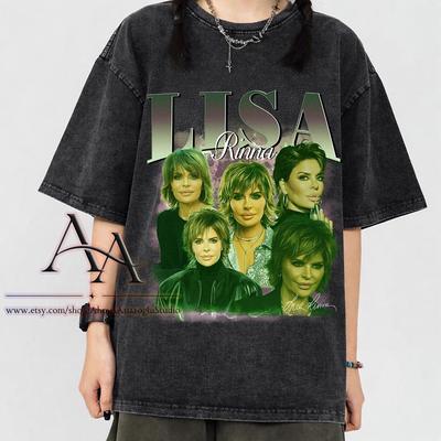 Mineral Wash Tee Lisa Rinna Vintage Style T-Shirt, Comfort Colors Lisa Rinna Vintage Style T-Shirt
