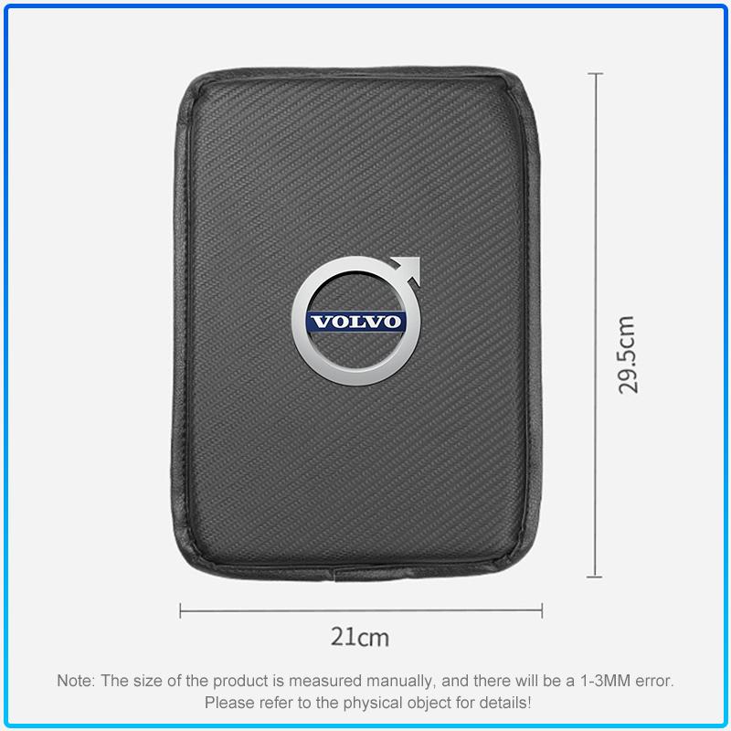 Car Central Armrest Pad Auto Center Console Arm Rest Seat Box Mat For Volvo XC90 XC60 XC70 XC40 V90 V60 V40 C70 C30 S80