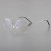 Denmark Oval Round Spectacle Frame Eyeglasses Ultralight Screwless Handmade Fashion Eyeglass Frame Men's Glasses Women Retro New