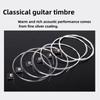 EJ46 Classical Nylon Guitar Strings Silver Plated Wound Nylon Core Hard Tension Rich In Tone Music Lovers' First Choice