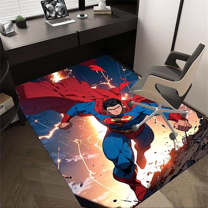 

1 шт. Ковер с Супергероем Супермен, для Декора Дома и Офиса, Ковер под Офисное Кресло, Праздничный ПодарокL1453 60cm by 90cm
