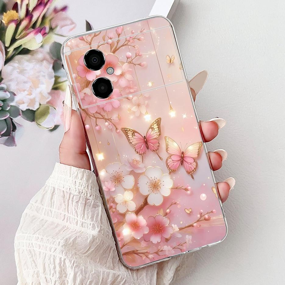 For Xiaomi Poco M4 5G Case New Luxury Painted Cover Liqiud Silicone Phone Case For Xiaomi Poco M4 Pro 4G PocoM4 Pro 5G Soft Bags