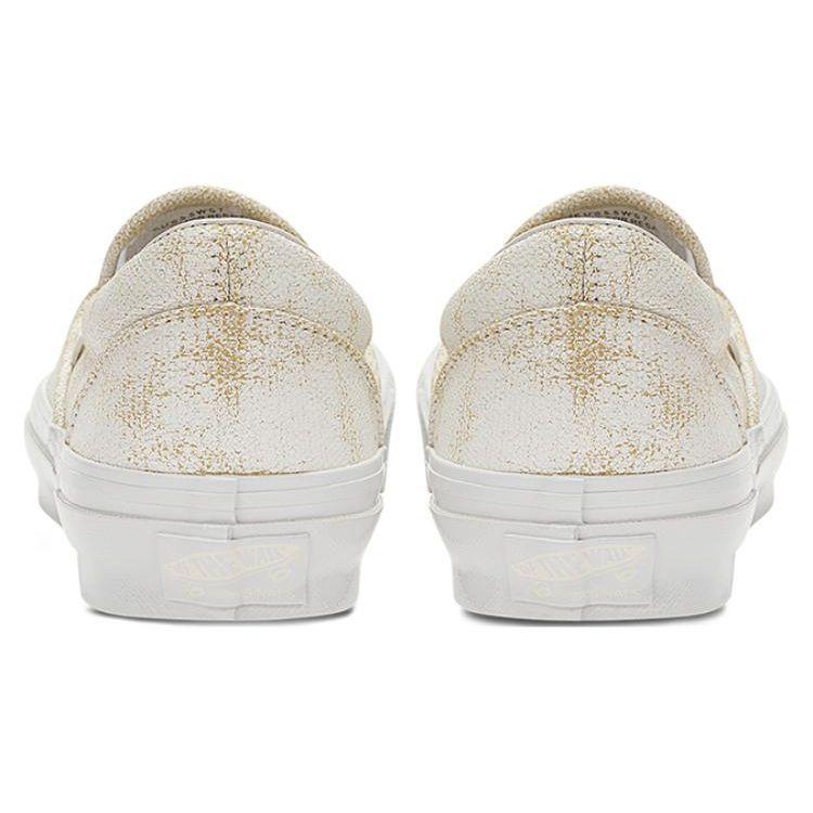 Vans Zapatillas Unisex OG Classic Slip-On LX Distress White Multicolor VN0A32QNWTM