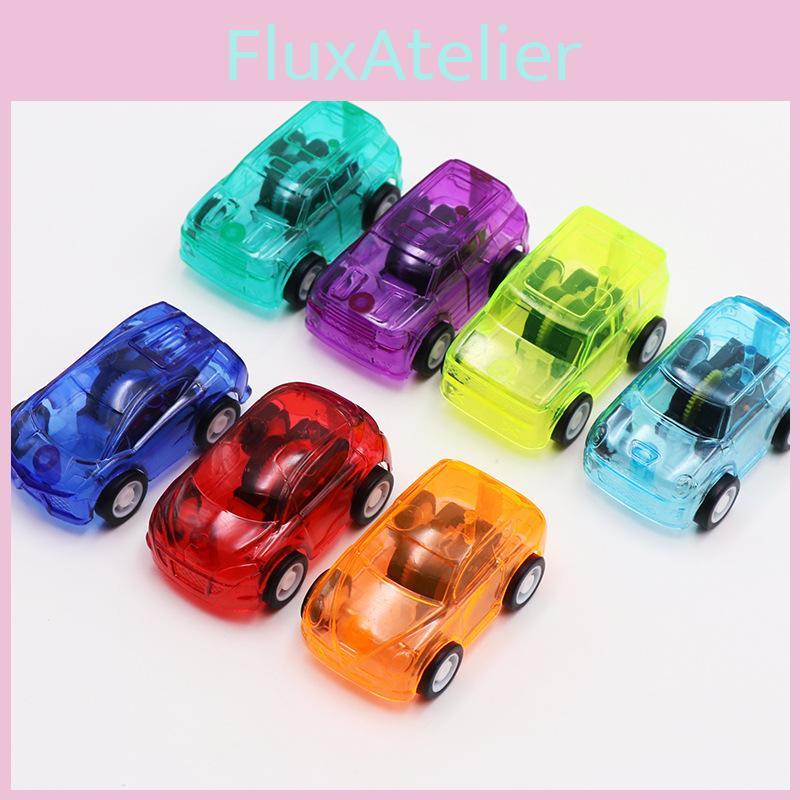 Childrens Mini Cartoon Transparent Spin Drive Car Toy For Brain Development And Handeye Coordination
