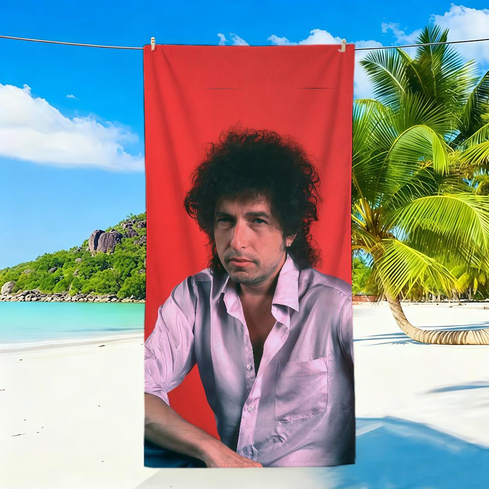Singer Bob Dylan Towel Sports Quick Dry Travel Camping Sandproof Soft Light Large Beach Towel